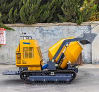 HIGHTOP-Mini bétonnière HT750Y, petit camion bétonnière à chargement automatique, tambour inclinable de 750kg