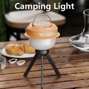 Lampe de camping LED Smiling Shark, trépied portable à 360 degrés, lampe de tente extérieure avec fonction de changement de couleur - Product Image 2