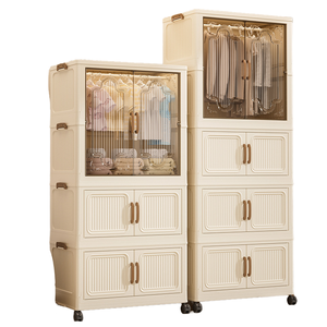 <span class=keywords><strong>Armario</strong></span> portátil sin instalación transfronterizo para bebés y bebés <span class=keywords><strong>Armario</strong></span> pequeño de plástico para el almacenamiento de ropa del dormitorio del hogar - Product Image 6