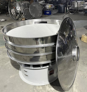 Mesin penyortiran layar pengocok penyaring getaran bulat kecil untuk garam - Product Image 4