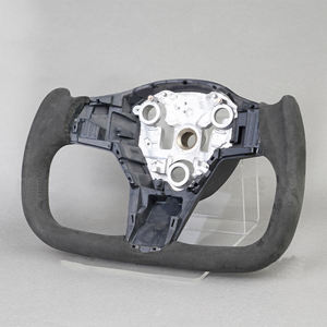 Volant directionnel personnalisé en cuir suédé, adapté aux modèles de <span class=keywords><strong>Tesla</strong></span> Y 3, nouveau, - Product Image 5