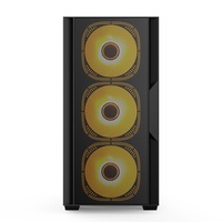 Mid Tower Gaming PC Case Micro ATX Gaming Computer Case Tempered Glass Panel Desktop Computer Chassis CPU Cabinet for Pc Parts