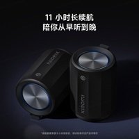 Nouveau 2024 pour Xiaomi Mi Smart Speaker Mini Noir IP67 Étanche Lumière d'ambiance RVB et capteur NFC Enceinte intelligente portable