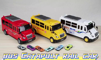 Diecast mainan mobil, Super besar lipat plastik penyimpanan Bus 6 Mini Aloi mobil kaya aksesoris hadiah SEMPURNA UNTUK