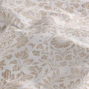 Juego de Ropa de Cama Individual Karden Flower Dream Cotton Orbit 100% Algodón Popelín, Funda de Edredón Beige, Sábana Plana, Funda de Almohada, Ropa de Cama de Hotel - Product Image 4