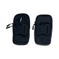 Haute qualité athlétique téléphone portable sac à main taille Pack sac sport brassards téléphone support pochette écouteur trou Double fermeture éclair bras sac