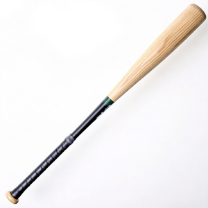 Bate de Béisbol de Madera Natural Premium con Empuñadura Envolvente Antideslizante, Bates Profesionales de Madera Dura para Entrenamiento y Práctica - Product Image 1