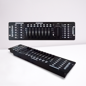 Console de contrôle DMX professionnelle 192 canaux DMX512 programmable pour éclairage de scène à têtes mobiles, effets DJ, discothèque, fête, club - Product Image 5