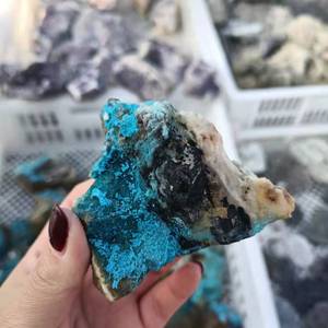 <span class=keywords><strong>Malachite</strong></span> bleue brute naturelle de Donghai, azurite, chessylite brute, <span class=keywords><strong>pierre</strong></span> brute à vendre - Product Image 4