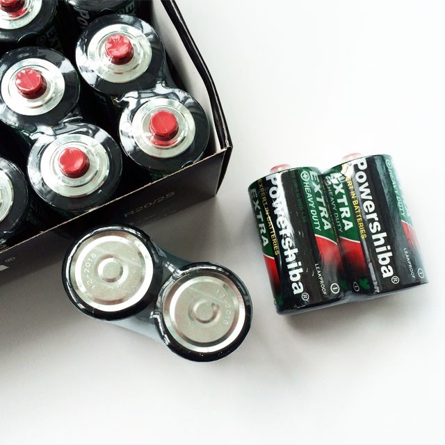 Top 10 Selling 1.5V R20 Size D Um1 Carbon Zinc Dry Cell Battery for Toys Remote Controls Home Appliances Consumer Electronics