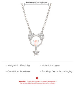 Collar con Colgante de Mamá y Bebé de Acero Inoxidable, Chapado en Oro y Plata, Joyería para el Día de <span class=keywords><strong>la</strong></span> Madre, 21 Años de Experiencia de Fábrica - Product Image 4
