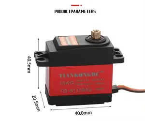 DMOND 15KG 20KG 25KG 30KG 35KG 40KG 60KGメタルギア高トルクデジタルコア防水サーボRCモデルカープレーンロボット用