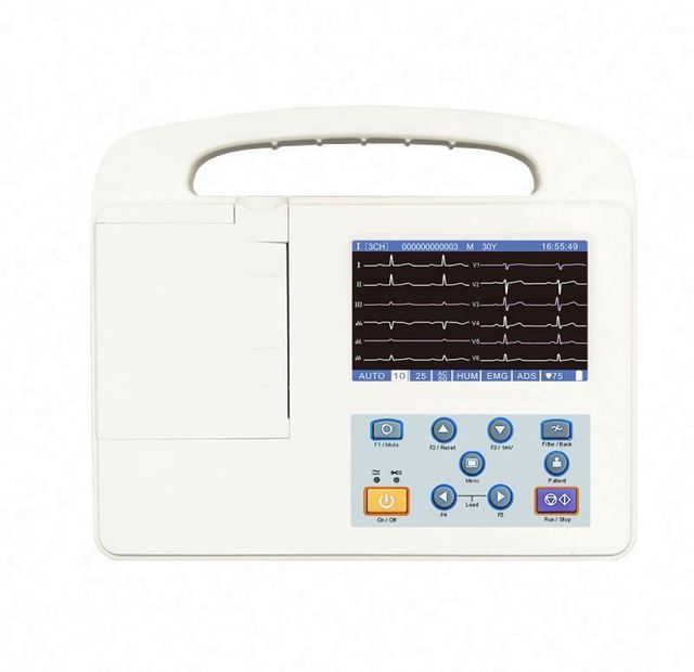 Three Channels ECG Machine Veterinary Electrocardiogram Monitor for Animal