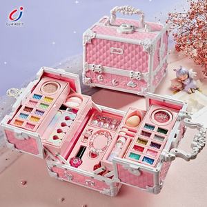 Chengji enfants faire semblant de jouer véritable kit cosmétique valise jouets de beauté ensemble ensembles de maquillage cosmétiques boîte jouet pour les filles - Product Image 2