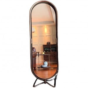 Espejo de suelo de hierro Vertical de longitud completa para decoración del hogar, superventas, venta al por mayor, espejo cosmético para 2025 - Product Image 1
