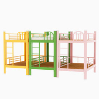 Lit superposé pour enfants, lit de sieste géré par les élèves du primaire, lit simple haut/bas pour la maternelle, personnalisation en acier