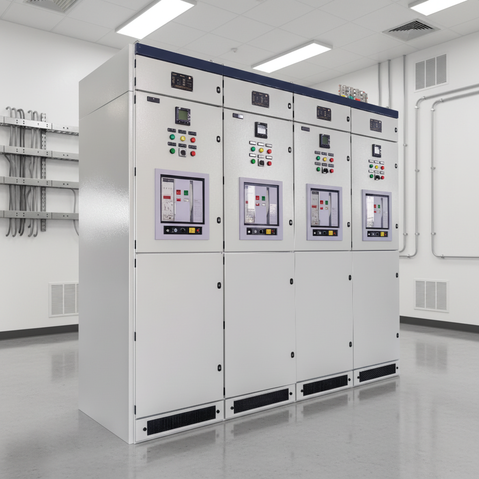 480V PLC MCC Electrical Control Panel Draw Type Switchgear Motor ...