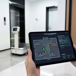 Robot Guiado por Láser con Capacidad de Carga de 300 kg, Construcción Metálica y Motores de Doble Accionamiento para Logística de Almacenes Inteligentes, AGV Directo de Fábrica - Product Image 3