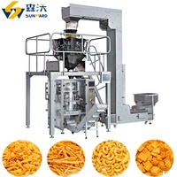 300 kg/h Bugles Chips Frit Snacks Alimentaire Faisant La Machine Ligne De Production De Collations Croustillantes Friture Soufflée Snacks Machines De Traitement