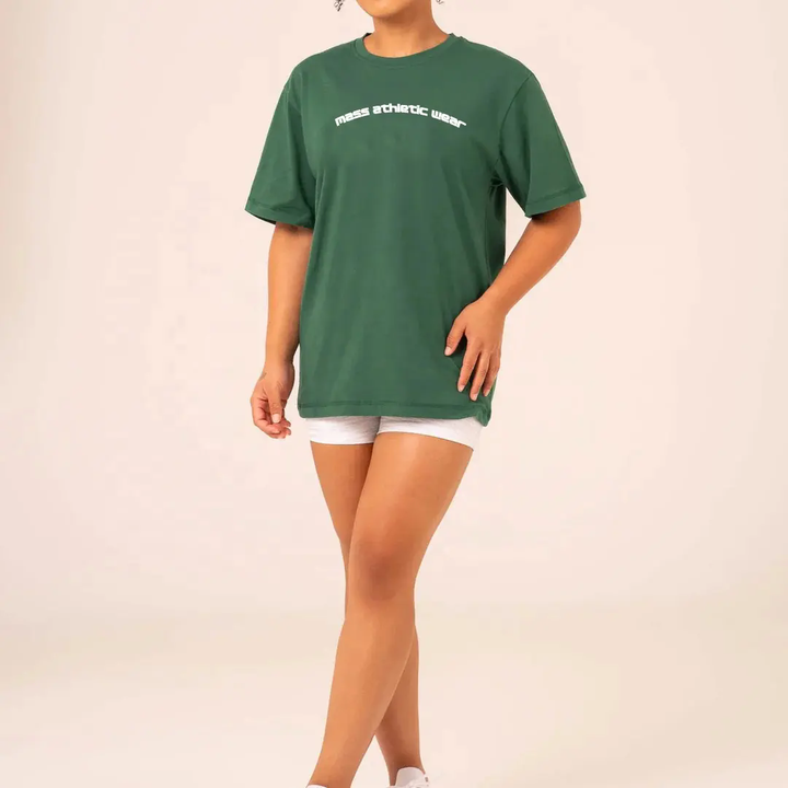 Classic Women's Crewneck Oversized Tee Premium 100 Cotton Daily Casual