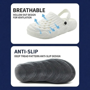 OLICOM Sabots personnalisés avec logo pour hommes et femmes, orthopédiques, avec soutien de la voûte plantaire, chaussures de jardin, sandales, pantoufles avec semelles intérieures pour fasciite plantaire - Product Image 3