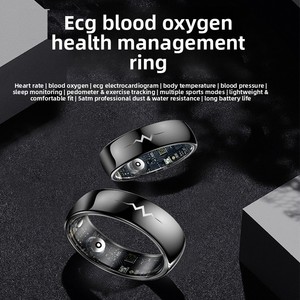 Bague connectée transfrontalière Q520 : Surveillance de la pression artérielle, de l'oxygène sanguin, de l'ECG, du rythme cardiaque, de la température corporelle, du sommeil et de l'exercice - Product Image 3