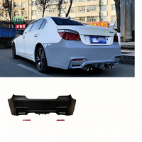 Kit carrosserie complet style M4 pour BMW Série 5 E60 2003-2010 – Pare-chocs avant et arrière, jupes latérales, calandre, feux antibrouillard – Ensemble de mise à niveau extérieur