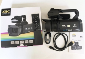 Caméra vidéo 4K Caméscope Vlogging Caméra <span class=keywords><strong>YouTube</strong></span> numérique IR Vision nocturne 48MP avec carte SD 64 Go 128 Go - Product Image 5