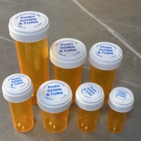 Emballage réversible noir ou bleu Vias Rx utilisé pour l'emballage des flacons de médicaments