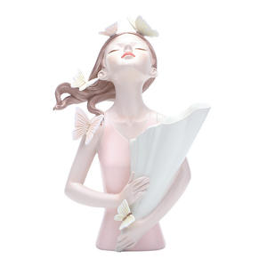 Resina 3D ecológica, hogar creativo, escritorio al aire libre, decoración suave, maceta de lujo, adornos, florero nórdico de <span class=keywords><strong>mariposa</strong></span> para niña - Product Image 1