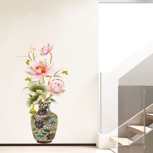 Wholesale of 3D Relief Vases Wall Stickers <b>for</b> Bedroom Living Room and Entrance <b>Hall</b> Home Decoration Wall Stickers - Product Image 4