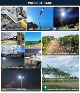 <span class=keywords><strong>Farola</strong></span> Solar Integrada Todo en Uno con Sensor de Movimiento, 60w 100w 200w, IP65, Impermeable para Exteriores - Product Image 4
