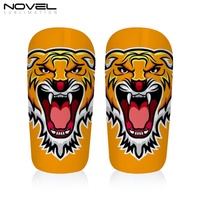Nouvel Arrivage Protège-tibias en Plastique Écologique pour Enfants, Vierge pour Sublimation DIY, Personnalisable, pour Football et Sports, Été Hiver