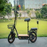 Livraison gratuite 14 pouces pneu 48V 500W Scooter électrique pour enfants 18650 batterie Trotinete Eletrica Patinete scooter à deux roues