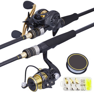 Spinning Casting carbone canne à pêche moulinet ensemble complet EVA varie tailles 1.506m/1.68m/1.806m/1.92m/2.19m/2.46m canne à pêche moulinet - Product Image 2