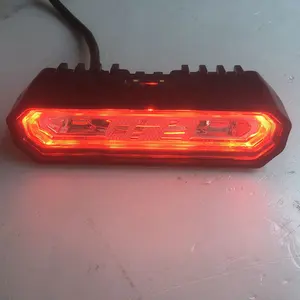 12v conduziu a lâmpada clara vermelha do freio 5.5w claro para as peças do carro LED6481