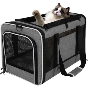 Tas Transportasi Kucing Hewan Peliharaan Berkualitas Tinggi, Dapat Diperluas, dan Portabel untuk Perjalanan (Grosir) - Product Image 2