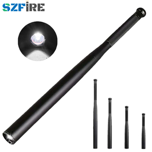 Đèn pin siêu sáng, siêu mạnh, dùng để tự vệ, kiểu bóng chày, sạc USB, thân hợp kim nhôm, đèn LED chiến thuật - Product Image 1