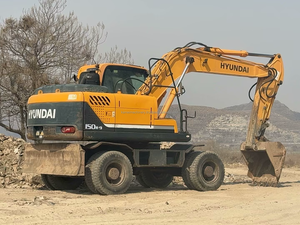 Excavadora usada en buen estado HYUNDAI 150W-9 en venta Excavadora de ruedas de segunda mano HYUNDAI 150W-7 150W-9 210W-7 210W-9 - Product Image 2