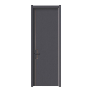 Portes en bois insonorisées sans peinture Portes intérieures et extérieures de haute qualité Salle de bain imperméable personnalisée chinoise moderne solide - Product Image 2