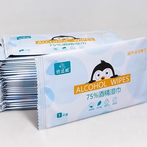 Lingettes alcoolisées Haiss & Hainuo, lingettes jetables pour les mains, lingettes portables en stock. - Product Image 2