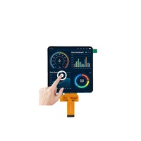 CONFU Écran tactile LCD IPS 5 pouces 720*720 avec connecteur, panneau portable pour Raspberry Pi, affichage simulateur de vol, module de carte pilote MIPI