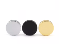 Vis à tête ronde en verre brillant doré décoratif de 10 mm et 12 mm, vis à tête en cuivre pour miroir
