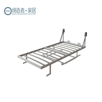 Vente en gros de lits simples horizontaux de haute qualité, lit escamotable avec mobilier de bureau double, lits muraux peu encombrants à vendre