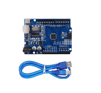 Placa de Desarrollo R3 CH340 Atmega16u2 con Cable USB Compatible con Placa de Desarrollo AVR para Kits Educativos ArduiUNO