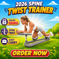 Appareil portable d'étirement et de torsion de la colonne vertébrale, machine de tonification de la taille, équipement de fitness à domicile, entraîneur d'exercice intérieur réglable