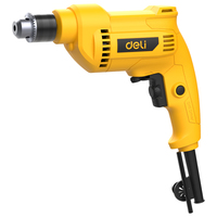 Outils électriques filaires de haute qualité Deli EDL-DZ10-E3 # Perceuse électrique # 500W 10mm # JAUNE