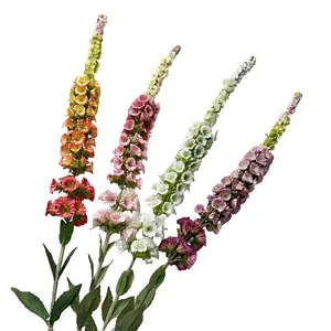 Arreglo floral de flores de seda de cola de zorro artificial para boda, hogar, decoración de fiesta de Hotel