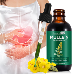 Private Label 100% Bio-Nahrungsergänzungsmittel 60ml Königskerzenblatt-Extrakt Flüssige Tropfen für die Lunge - Product Image 3
