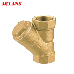 ตัวกรองน้ำแบบ Y ชนิดทองเหลือง AULANS สำหรับงานประปา ขนาด 1/2 - 4 นิ้ว พร้อมบริการปรับแต่งขายส่ง - Product Image 1